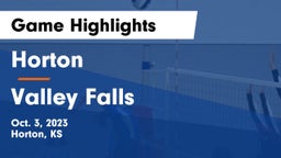 Horton  vs Valley Falls Game Highlights - Oct. 3, 2023