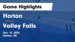 Horton  vs Valley Falls Game Highlights - Oct. 12, 2023