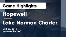 Hopewell  vs Lake Norman Charter  Game Highlights - Dec 02, 2016
