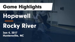 Hopewell  vs Rocky River  Game Highlights - Jan 4, 2017