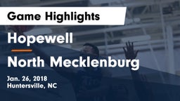 Hopewell  vs North Mecklenburg  Game Highlights - Jan. 26, 2018