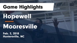 Hopewell  vs Mooresville  Game Highlights - Feb. 2, 2018