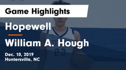 Hopewell  vs William A. Hough  Game Highlights - Dec. 10, 2019