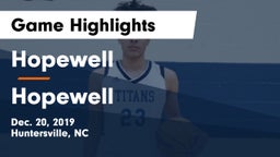 Hopewell  vs Hopewell  Game Highlights - Dec. 20, 2019