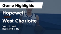 Hopewell  vs West Charlotte  Game Highlights - Jan. 17, 2020