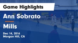 Ann Sobrato  vs Mills  Game Highlights - Dec 14, 2016