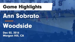 Ann Sobrato  vs Woodside  Game Highlights - Dec 02, 2016