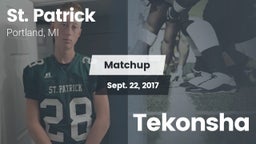 Matchup: St. Patrick High Sch vs. Tekonsha 2017