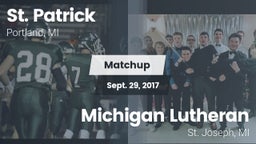 Matchup: St. Patrick High Sch vs. Michigan Lutheran  2017