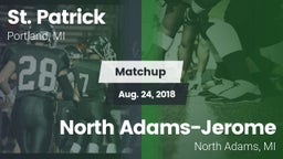 Matchup: St. Patrick High Sch vs. North Adams-Jerome  2018
