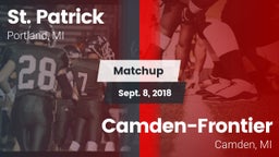 Matchup: St. Patrick High Sch vs. Camden-Frontier  2018