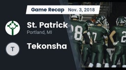Recap: St. Patrick  vs. Tekonsha 2018