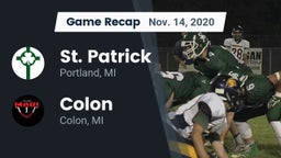 Recap: St. Patrick  vs. Colon  2020