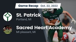 Recap: St. Patrick  vs. Sacred Heart Academy 2022
