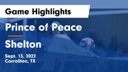 Prince of Peace  vs Shelton  Game Highlights - Sept. 13, 2022