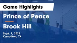 Prince of Peace  vs Brook Hill   Game Highlights - Sept. 7, 2023