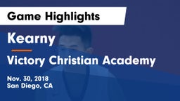 Kearny  vs Victory Christian Academy Game Highlights - Nov. 30, 2018
