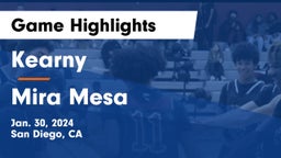 Kearny  vs Mira Mesa  Game Highlights - Jan. 30, 2024