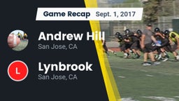Recap: Andrew Hill  vs. Lynbrook  2017