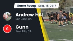 Recap: Andrew Hill  vs. Gunn  2017