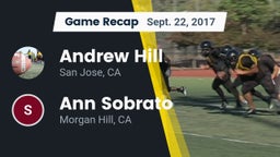 Recap: Andrew Hill  vs. Ann Sobrato  2017