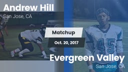 Matchup: Andrew Hill High Sch vs. Evergreen Valley  2017