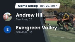 Recap: Andrew Hill  vs. Evergreen Valley  2017