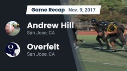 Recap: Andrew Hill  vs. Overfelt  2017