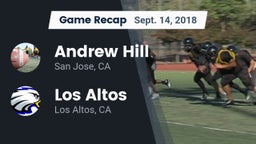 Recap: Andrew Hill  vs. Los Altos  2018