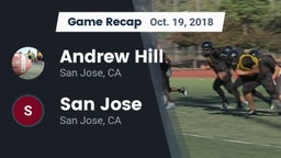 Recap: Andrew Hill  vs. San Jose  2018