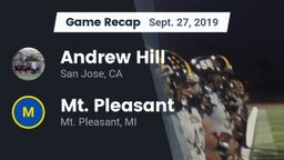 Recap: Andrew Hill  vs. Mt. Pleasant  2019