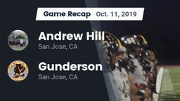 Recap: Andrew Hill  vs. Gunderson  2019