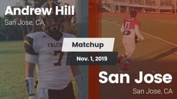 Matchup: Andrew Hill High Sch vs. San Jose  2019
