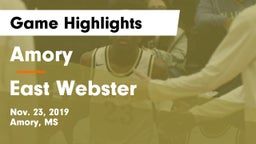 Amory  vs East Webster  Game Highlights - Nov. 23, 2019