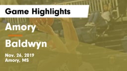 Amory  vs Baldwyn  Game Highlights - Nov. 26, 2019