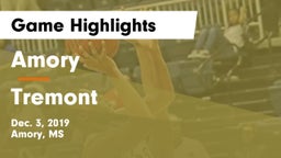 Amory  vs Tremont   Game Highlights - Dec. 3, 2019