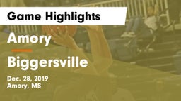 Amory  vs Biggersville  Game Highlights - Dec. 28, 2019