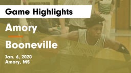 Amory  vs Booneville  Game Highlights - Jan. 6, 2020