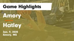 Amory  vs Hatley  Game Highlights - Jan. 9, 2020