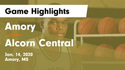 Amory  vs Alcorn Central  Game Highlights - Jan. 14, 2020