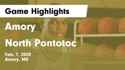 Amory  vs North Pontotoc Game Highlights - Feb. 7, 2020