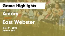 Amory  vs East Webster  Game Highlights - Oct. 31, 2020