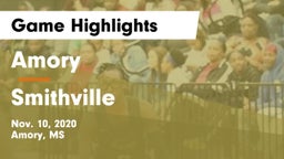 Amory  vs Smithville  Game Highlights - Nov. 10, 2020