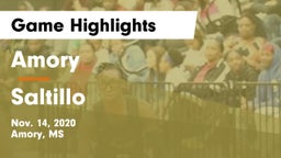 Amory  vs Saltillo  Game Highlights - Nov. 14, 2020