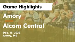 Amory  vs Alcorn Central  Game Highlights - Dec. 19, 2020
