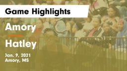 Amory  vs Hatley  Game Highlights - Jan. 9, 2021