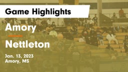 Amory  vs Nettleton  Game Highlights - Jan. 13, 2023