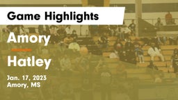 Amory  vs Hatley  Game Highlights - Jan. 17, 2023