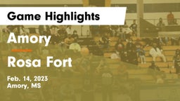 Amory  vs Rosa Fort  Game Highlights - Feb. 14, 2023