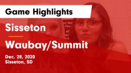 Sisseton  vs Waubay/Summit  Game Highlights - Dec. 28, 2020